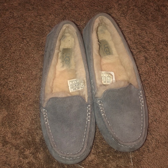Ugg Ansley Moccasins Slippers 3312 Light Grey